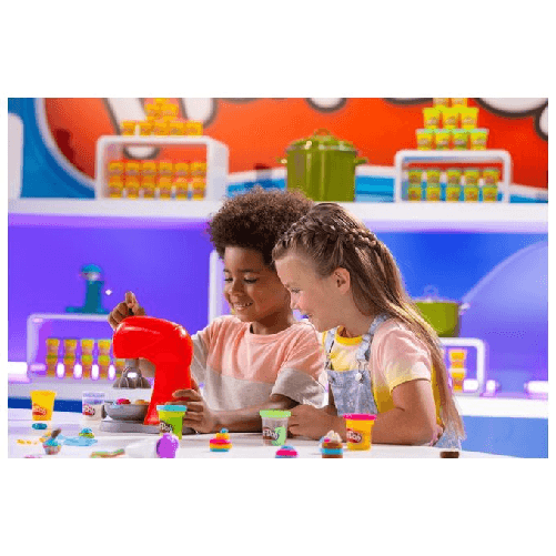 Hasbro-Play-Doh-Il-Magico-Mixer-impastatrice-giocattolo-con-finti-accessori-da-cucina