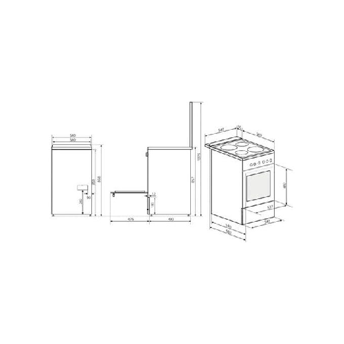 Bompani-BO750DD-E-cucina-Elettrico-Griglia-elettrica-Bianco-A