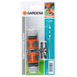 Gardena 18283-20 raccordo e adattatore per tubo Connettore per tubo Grigio, Arancione, Argento 1 pz