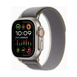 Apple Watch Ultra 2 GPS + Cellular, Cassa 49m in Titanio con Verde/Grigio Trail Loop - S/M