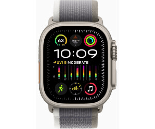 Apple-Watch-Ultra-2-GPS---Cellular-Cassa-49m-in-Titanio-con-Verde-Grigio-Trail-Loop---S-M