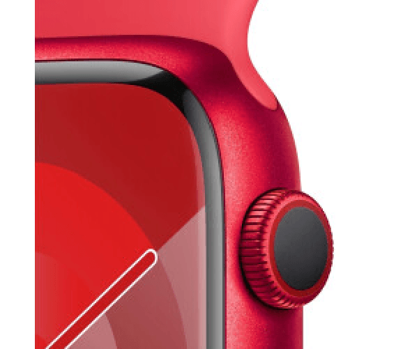 Apple-Watch-Series-9-GPS---Cellular-Cassa-45m-in-Alluminio--PRODUCT-RED-con-Cinturino-Sport-Band--PRODUCT-RED---S-M