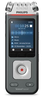 Philips-Voice-Tracer-DVT8110-00-dittafono-Flash-card-Antracite-Cromo--DVT8110---DVT8110-VoiceTracer-Meeting-Recorder-