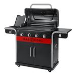 Char-Broil-Gas2Coal-2.0-4B-Grill-Carrello-Carbone---gas-naturale-Nero-Acciaio-inossidabile-Rosso