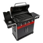 Char-Broil-Gas2Coal-2.0-4B-Grill-Carrello-Carbone---gas-naturale-Nero-Acciaio-inossidabile-Rosso