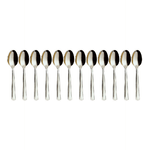 Gnali Ideal, set 12 cucchiaio caffè acciaio inox 18/C