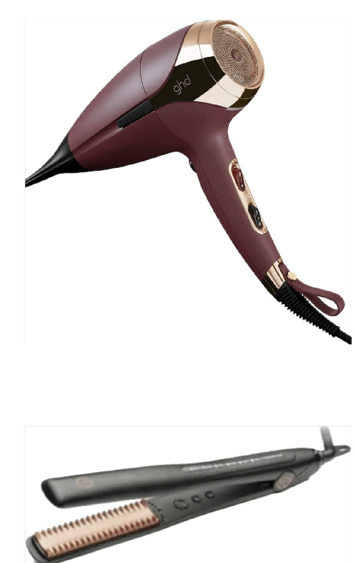 PHON GHD HELIOS PLUM PIU' PIASTRA RETRO' COMB HAIR STRAIGHTENER