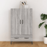 Credenza Grigio Sonoma 70x31x115 cm in Legno ingegnerizzato