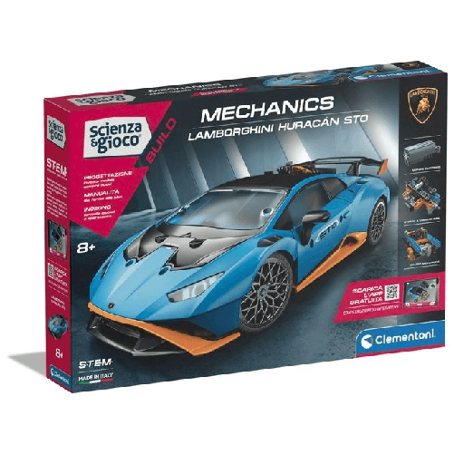 Clementoni-Science---Jeu-construction---Scienza---Gioco-Build---Lamborghini-Huracan-Sto