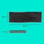 Logitech-Wireless-Combo-MK270-tastiera-Mouse-incluso-RF-Wireless-QWERTY-US-International-Nero-Argento