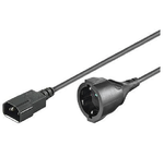 Microconnect-PE130100-cavo-di-alimentazione-Nero-1-m-Accoppiatore-C14--Power-Cord-C14--Schuko-M-F---1m.-3Gx1MM2-10-16A-2