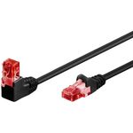 Goobay Wentronic goobay - Cavo patch - RJ-45 (M) angolato a RJ-45 (M) dritto - 2 m - 59 mm - UTP - CAT 6