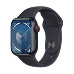 Apple Watch Series 9 GPS + Cellular Cassa 41mm in Alluminio Mezzanotte con Cinturino Sport Mezzanotte - M/L