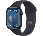 Apple-Watch-Series-9-GPS---Cellular-Cassa-41mm-in-Alluminio-Mezzanotte-con-Cinturino-Sport-Mezzanotte---M-L