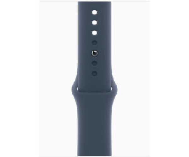 Apple-Watch-Series-9-GPS---Cellular-Cassa-45mm-in-Alluminio-Argento-con-Cinturino-Sport-Blu-Tempesta---S-M