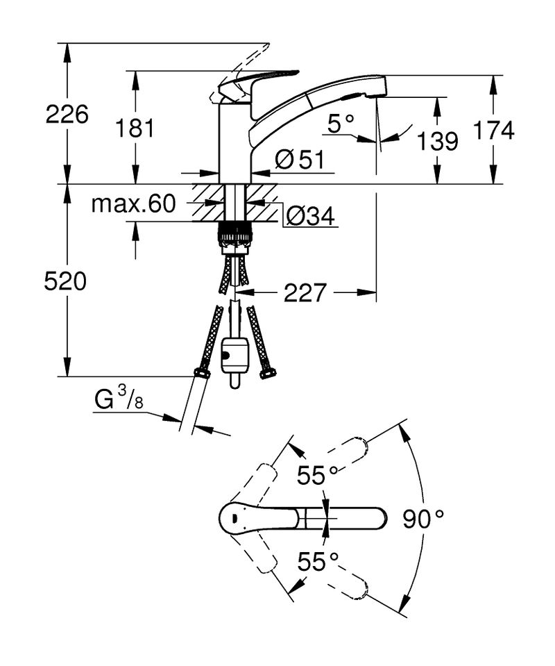 GROHE-Eurosmart-Cromo