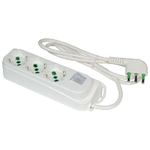 Fme FANTON 47460 prolunghe e multiple 1,5 m 3 presa(e) AC Interno Bianco