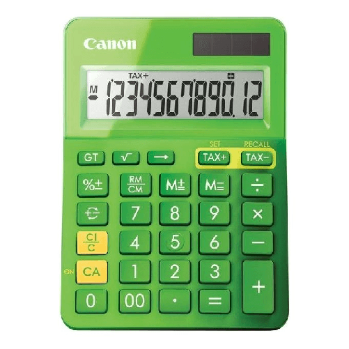 Canon-LS-123k-calcolatrice-Desktop-Calcolatrice-di-base-Verde