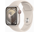 Apple-Watch-Series-9-GPS---Cellular-Cassa-41mm-in-Alluminio-Galassia-con-Cinturino-Sport-Galassia---S-M