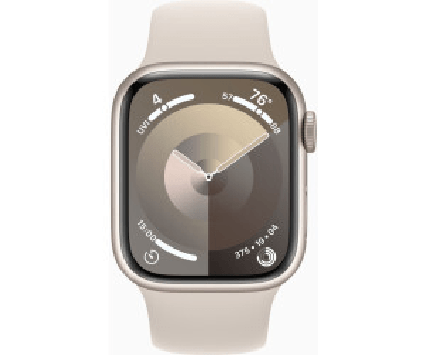 Apple-Watch-Series-9-GPS---Cellular-Cassa-41mm-in-Alluminio-Galassia-con-Cinturino-Sport-Galassia---S-M