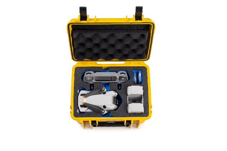 B-and-W-International-Drone-Case-PP.66-Giallo-per-DJI-Mini-4-Pro