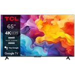 TCL P655 Serie P65 Smart TV Ultra HD 4K 65" 65P655, Dolby Audio, Controlli vocali, Google TV