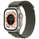 Apple Watch Ultra GPS + Cellular, 49mm Cassa in Titanio con Cinturino Alpine Loop Verde - Small