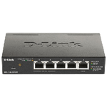 D-Link DGS-1100-05PDV2 switch di rete Gestito Gigabit Ethernet (10/100/1000) Supporto Power over Ethernet (PoE) Nero