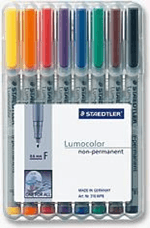 STAEDTLER-Lumocolor-Folienstifte-Set-farbsortiert-non-permanent-8-St.--316-WP8-