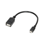 LogiLink AA0035 cavo USB USB 2.0 0,2 m Micro-USB B USB A Nero