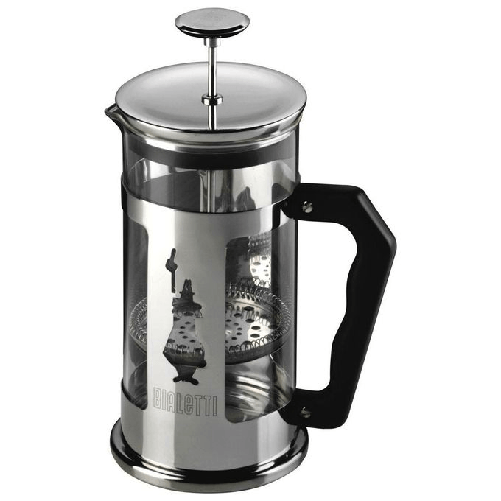 Bialetti-0003160-caffettiera-manuale-Set-di-French-press-035-L-Nero-Stainless-steel