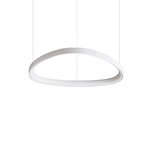 Lampadario A Sospensione Contemporaneo Gemini Metallo Bianco Led 48W 3000K Ip20