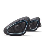 Midland BTX2 Pro S interfono da moto 1200 m Nero, Blu