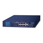 PLANET GSD-1222VHP switch di rete Non gestito Gigabit Ethernet 10/100/1000 Supporto Power over Ethernet PoE 1U Blu (8-Po