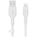 Belkin Cbl Scicone USB-A LTG 2M blc Bianco