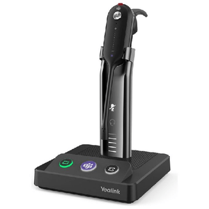 Yealink WH63 Teams Auricolare Wireless A clip, A Padiglione, In-ear Ufficio Micro-USB Base di ricarica Nero