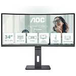 AOC CU34P3CV Monitor PC 86,4 cm (34") 3440 x 1440 Pixel UltraWide Quad HD LED Nero