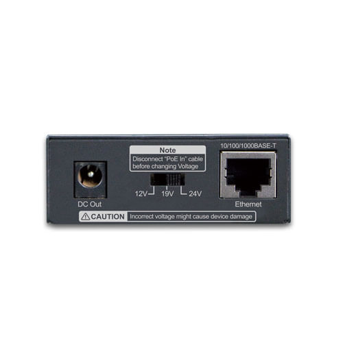 PLANET-POE-172S-divisore-di-rete-Nero-Supporto-Power-over-Ethernet-PoE--Single-Port-10-100-1000Mbps---95W-Ultra-PoE-Spli