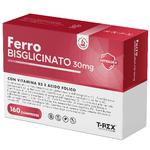 Ferro Integratore 30 mg Con Acido Folico e Vitamina B2 160 compresse