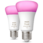 Philips Hue White and Color ambiance 2 Lampadine Smart E27 75 W