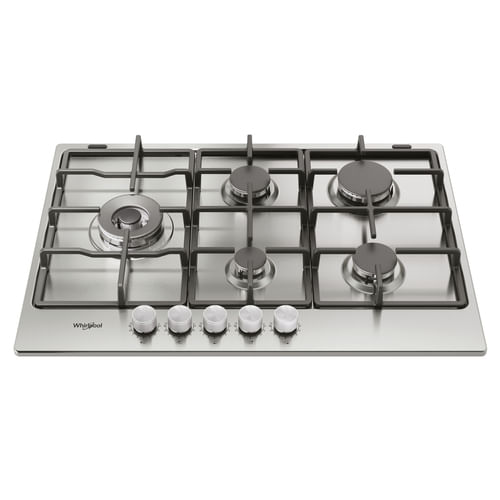 Whirlpool-KGML-761-IX-Acciaio-inox-Da-incasso-75-cm-Gas-5-Fornello-i-