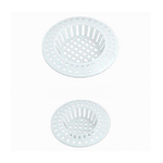 Cleafe-set 2pz Filtro A Rete Raccogli Rifiuti Scarico Per Lavello Da 6/7cm Bianco 87629 -