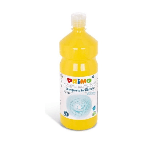 Primo-204BR1000201-colore-a-tempera-1000-ml-Bottiglia-Giallo