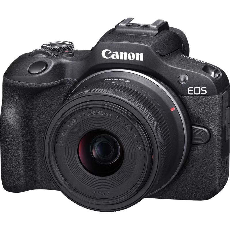 Canon-EOS-R100---RF-S-18-45mm-F4.5-6.3-IS-STM---RF-S-55-200mm-F5-7.1-IS-STM-Kit-MILC-241-MP-CMOS-6000-x-4000-Pixel-Nero