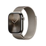 Apple Watch Series 10 Serie 10 GPS + Cellular 42mm Cassa in Titanio con Loop in maglia milanese