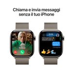 Apple-Watch-Series-10-Serie-10-GPS---Cellular-42mm-Cassa-in-Titanio-con-Loop-in-maglia-milanese