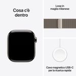 Apple-Watch-Series-10-Serie-10-GPS---Cellular-42mm-Cassa-in-Titanio-con-Loop-in-maglia-milanese