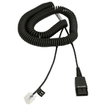 Gn Netcom Jabra GN QD to Modular RJ extension coiled cord for Siemens Open Stage series