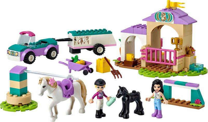 Addestramento-equestre-e-rimorchio---Lego-Friends-41441