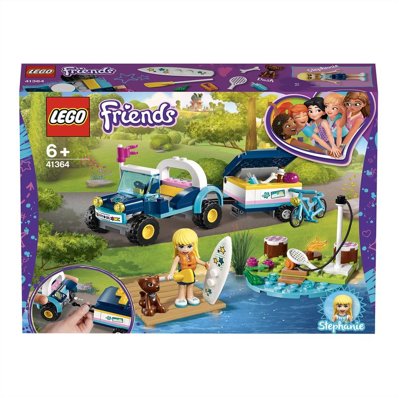 Il-buggy-con-rimorchio-di-Stephanie---Lego-Friends-41364